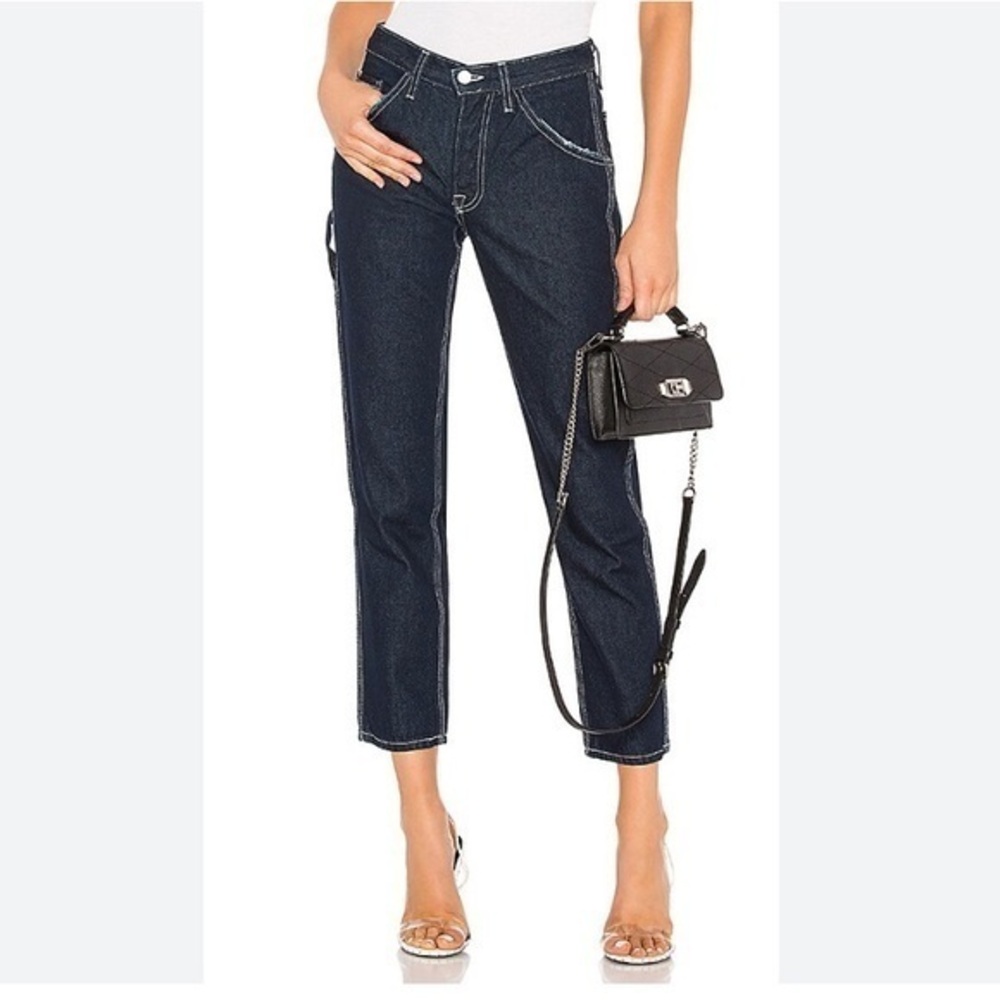 REVOLVE X JANICE CARGO JEANS GRLFRND Color: Ready Or Not Size 27